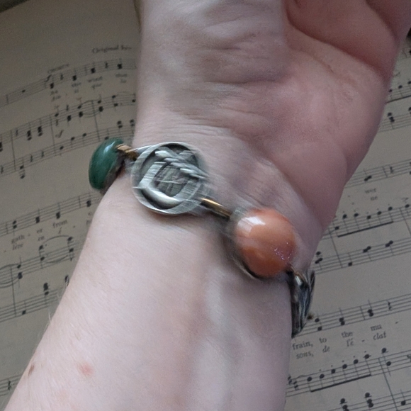 Viking Norse Multi-Stone Bracelet - Picture 7 of 10